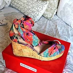 Brand New Multicolored Wedges